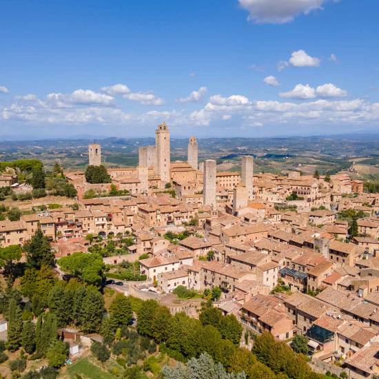 History and Chianti Wine: San Giminiano with Visit and Lunch at Fonterutoli