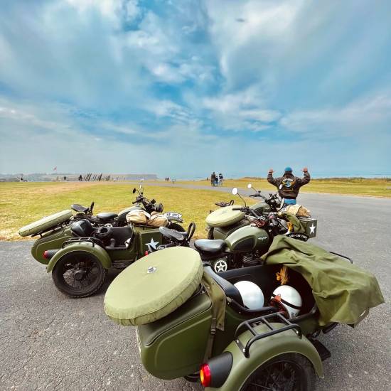 Discover Honfleur by sidecar