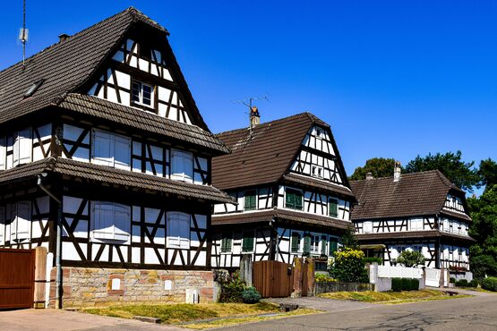 Morning Alsace Villages
