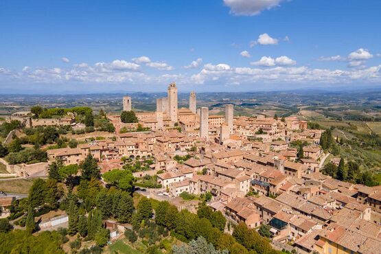 History and Chianti Wine: San Gimignano with Visit and Lunch at Fonterutoli