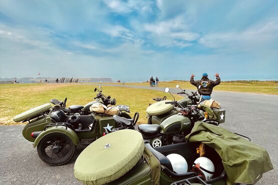 Discover Honfleur by sidecar