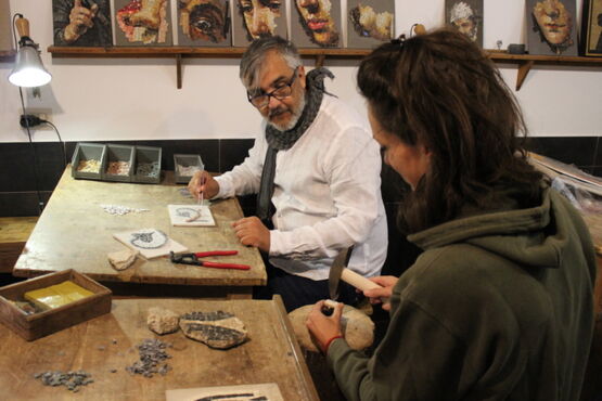 Ancient Mosaico Making Private Class
